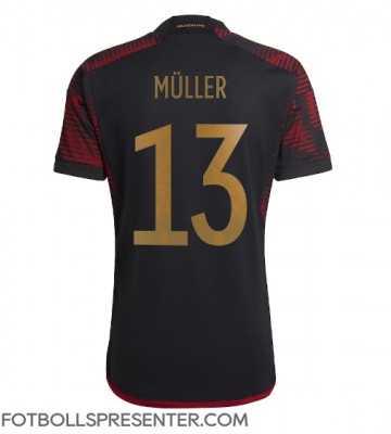 Tyskland Thomas Muller #13 Borta Matchtröja VM 2022 Kortärmad